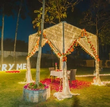 candlelight dinners Romantic Proposal Cabana Candlelight Dinner