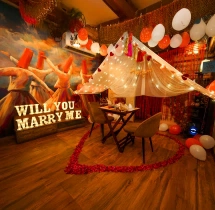 candlelight dinners Romantic Private Dinning at Rababi Food Studio