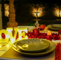 candlelight dinners Grand Romantic Poolside Candlelight Dinner