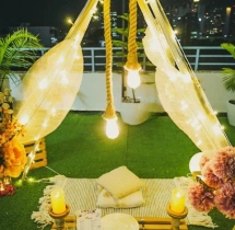 candlelight dinners Open Air Boho Theme Candlelight Dinner