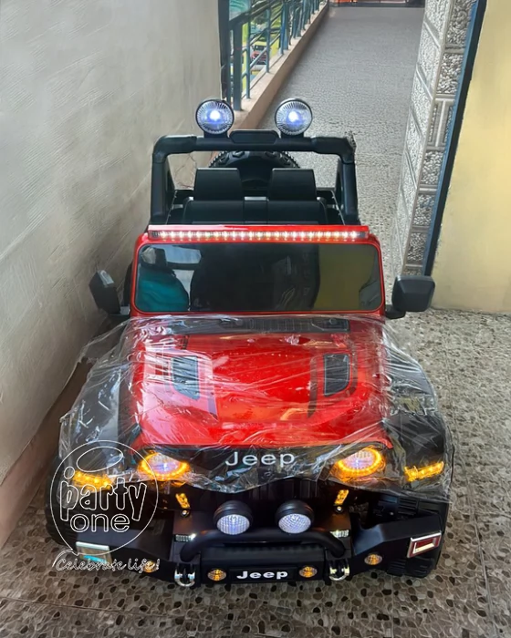 Jeep Car Entry for Kids Birthday
