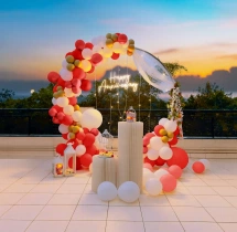 decorations Romantic Anniversary Neon Light Ring Decoration