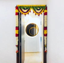 house warming services 1BHK House Warming Flower Decoration