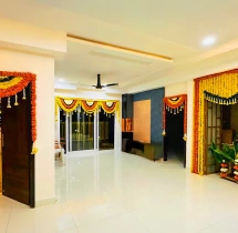 house warming services Traditional 2BHK Door Flower Decoration
