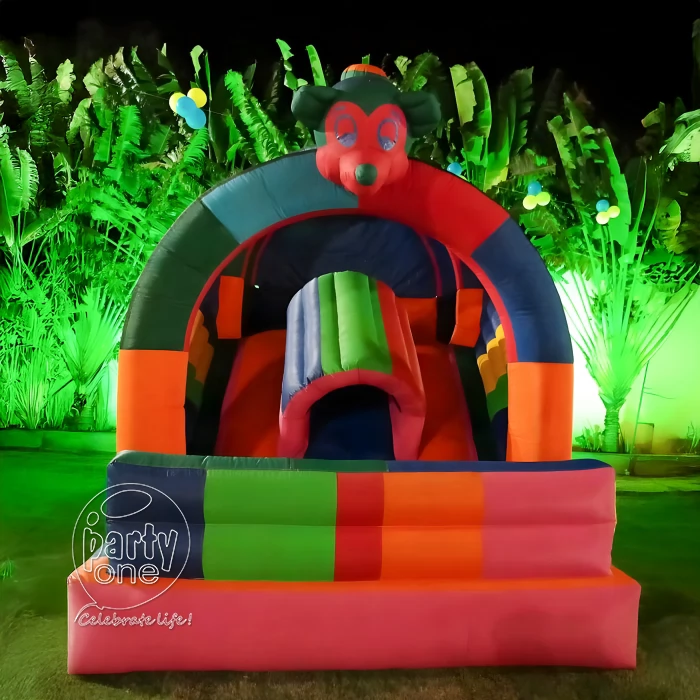 Small Sliding Mickey Mouse Bounce House For Kids