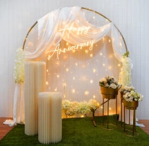 decorations Elegant Floral Anniversary Decoration