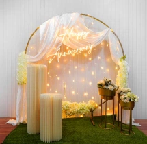 decorations Elegant Floral Anniversary Decoration