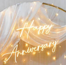 decorations Elegant Floral Anniversary Decoration