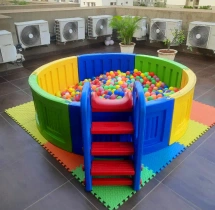 birthday Round Ball Pool with Fun Slider