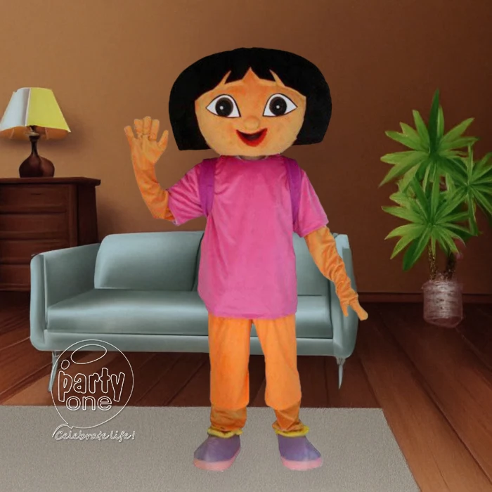 Dora Cartoon Character Mascot
