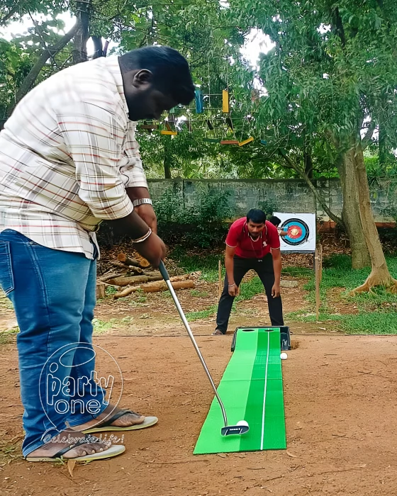 Mini Golf Game Play for Party