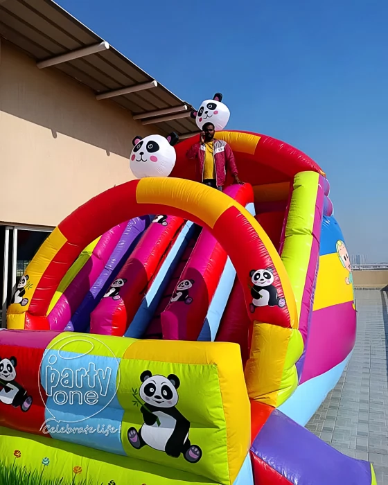 Panda Theme Slider Bouncing Castle
