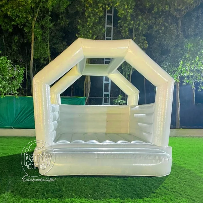 White Bouncy house for Kids Party