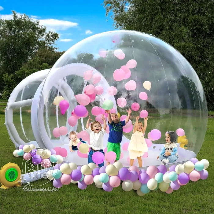 Bubble House With Balloons for Kids