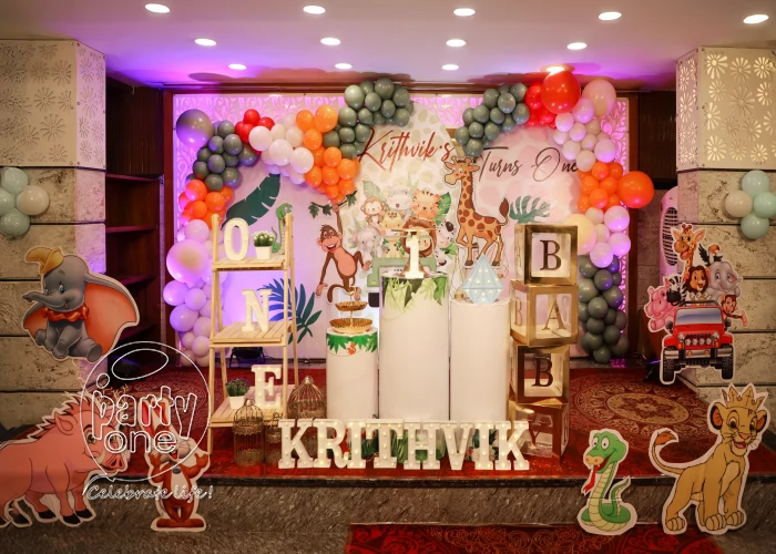 birthday Jungle Theme Luxe Birthday Decoration