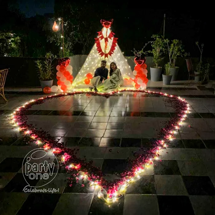 surprises Valentines Day Canopy Terrace Decoration
