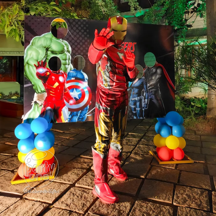 Live Iron Man Mascot for Party