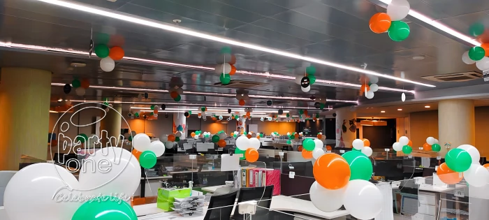 festival decorations Tricolour Independence Day Bay Decoration