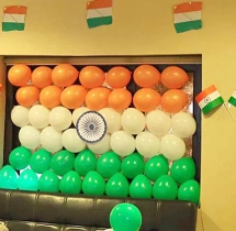 festival decorations Housing Society Independence Day Decoration