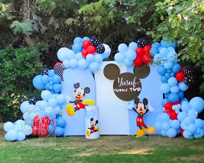 birthday Mickey Mouse Theme Outdoor Birthday Decoration