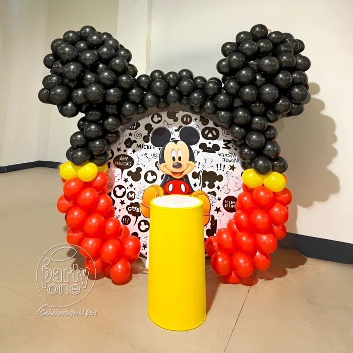 birthday Mickey Mouse Simple Ring Balloon Decoration
