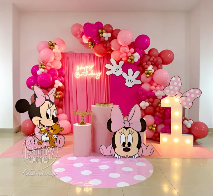 birthday Colourful Mickey Mouse Theme Birthday Decor