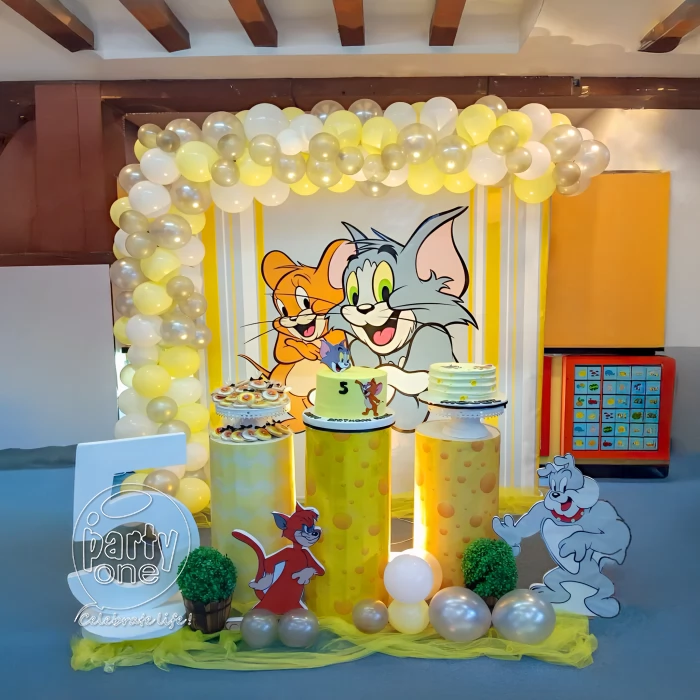 birthday 5th Birthday Tom and Jerry Theme Decoration