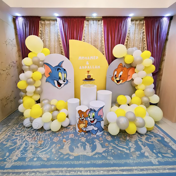 birthday Elegant Tom and Jerry Birthday Theme Decoration