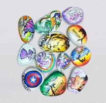 birthday Pebble Stone Painting Activity