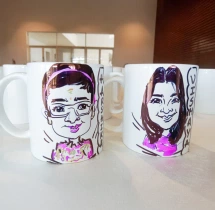 birthday Mug Caricature Artist