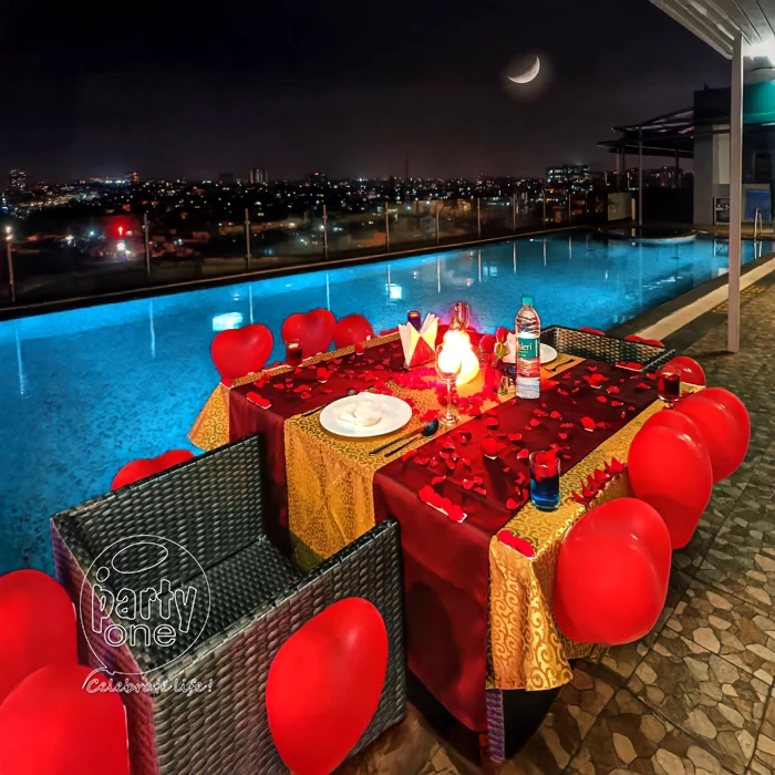 candlelight dinners Poolside Candlelight Dinner Sarovar Portico Suites