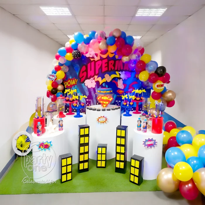 birthday 5th Birthday Superman Theme Decoration