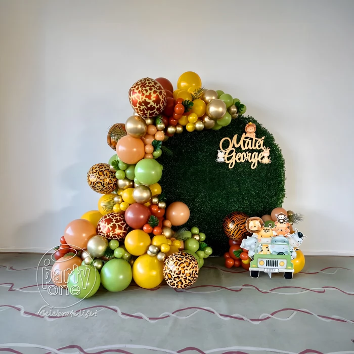 birthday Colourful Jungle Theme Birthday Decoration