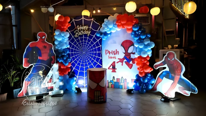 birthday Amazing Spiderman Birthday Theme Decoration