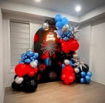 birthday Ultimate Spiderman Balloon Decoration