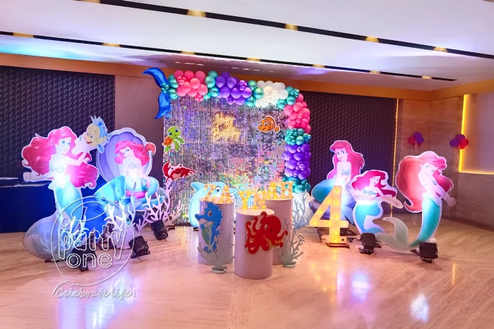 birthday Pastel Theme Mermaid Birthday Decoration