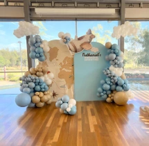 birthday Travel Theme Balloon Decoration