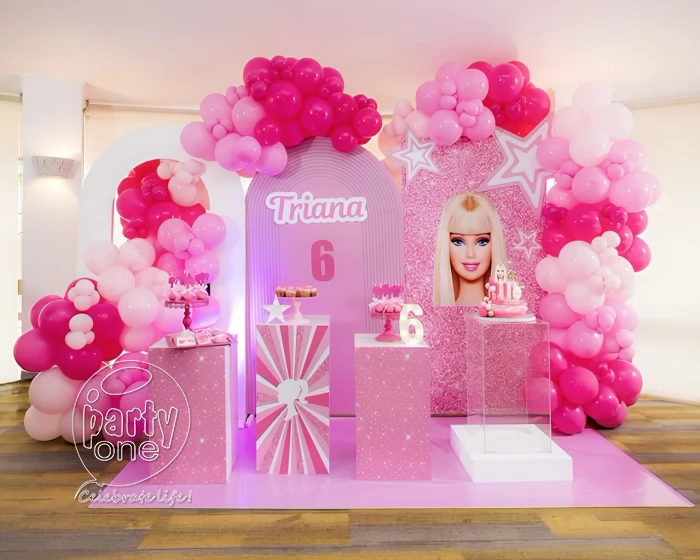 birthday Premium Barbie Theme Decoration