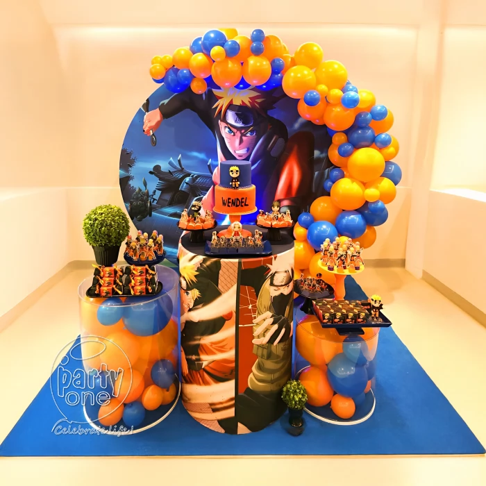 birthday Naruto Anime Theme Birthday Decoration