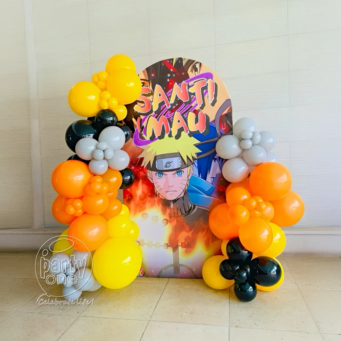 birthday Simple Naruto Theme Anime Birthday Decoration