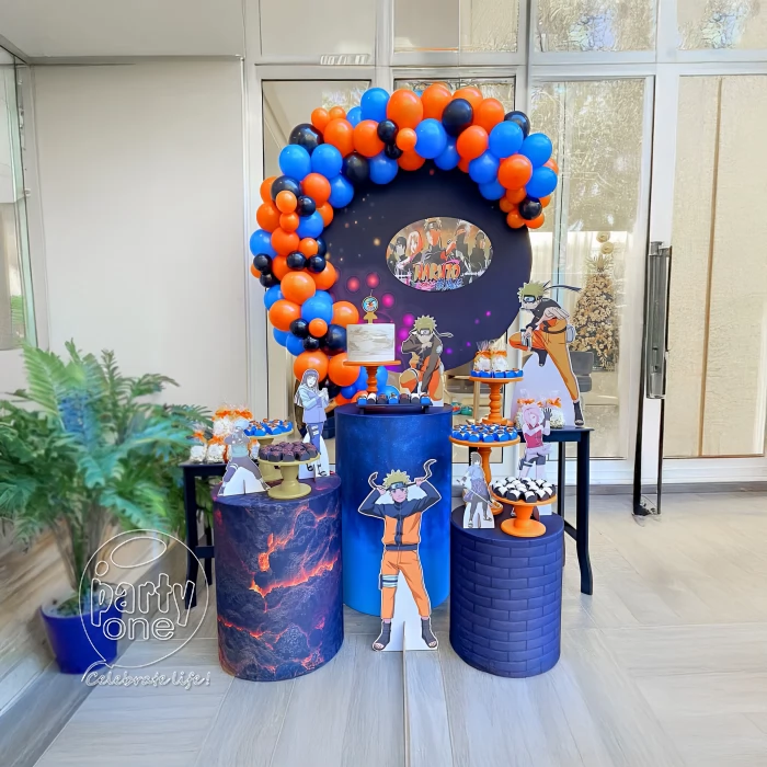 birthday Kids Naruto Anime Birthday Decoration