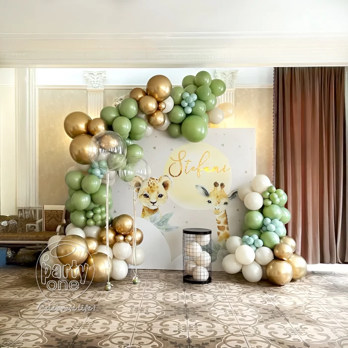 birthday Pastel Jungle Theme Birthday Decoration