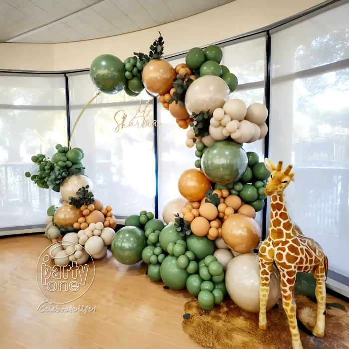 birthday Jungle Theme Birthday Ring Decoration