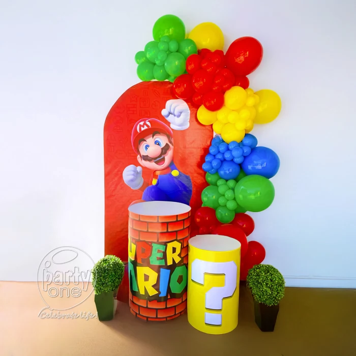 birthday Simple Mario Theme Birthday Decoration