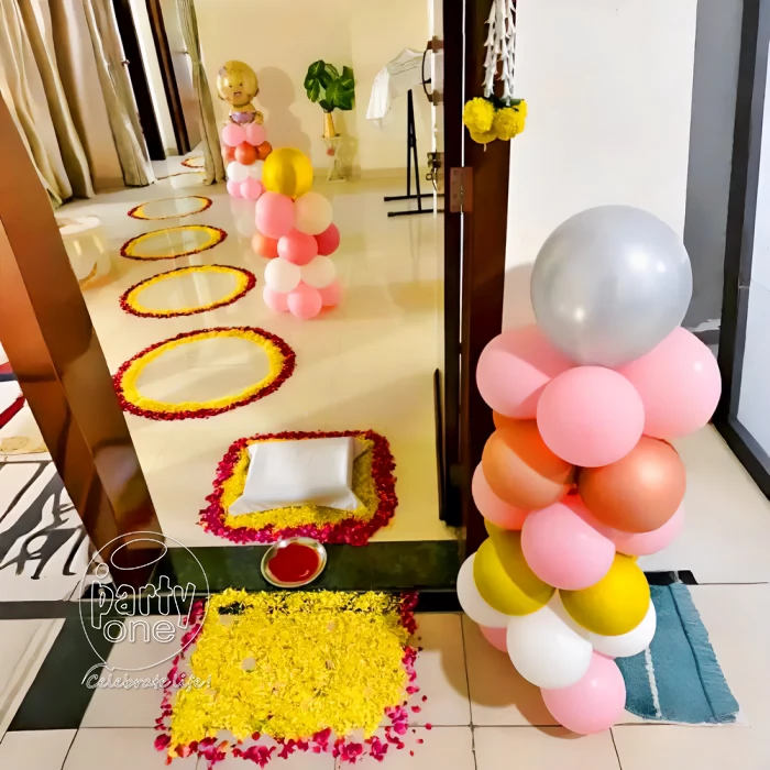 welcome baby decorations New Born Girl Baby Welcome Room Decoration