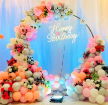 birthday 1st Birthday Balloon Ring Decoration