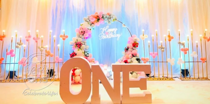 birthday 1st Birthday Balloon Ring Decoration