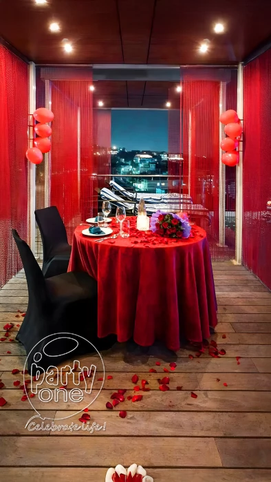 candlelight dinners Open Air Cabana Candlelight Dinner in Banjarahills