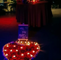 candlelight dinners Open Air Cabana Candlelight Dinner in Banjarahills