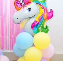 birthday Simple Unicorn Theme Balloon Arch Decoration